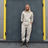 Linen mens costume, Summer pants, Linen pajama set, Gifts for men, Man's kit Linen set, Linen pants, Linen shirt, Natural color linen set