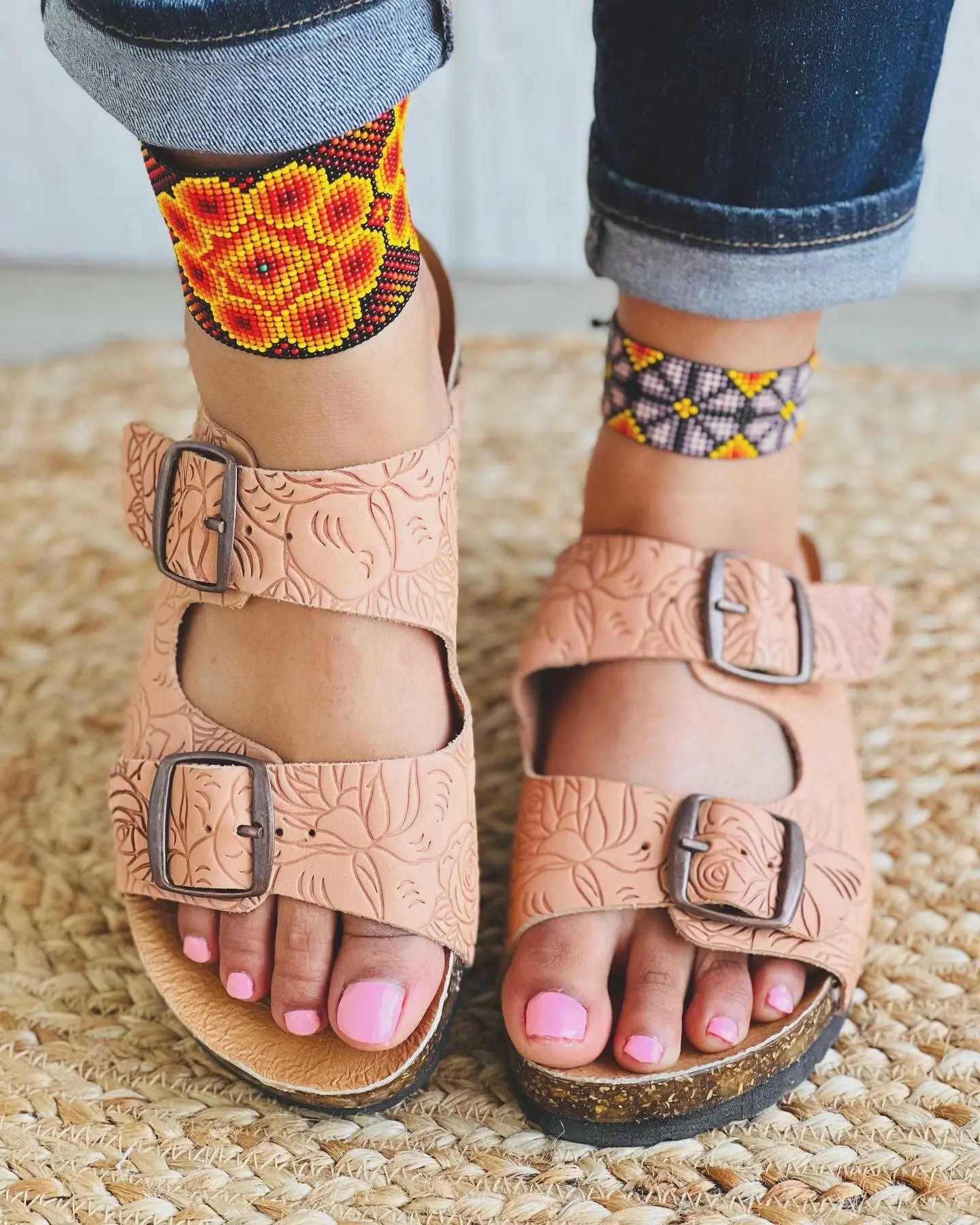 Huarache Sandal Mexican Style Boho Hippie All Sizes